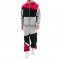 DANGEROUS DNGRS souprava pánská Sweat Suit Grey/Black/Red tepláková hip hop