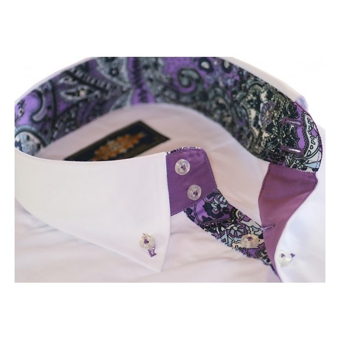BINDER DE LUXE košile pánská 86006 s dlouhým rukávem paisley