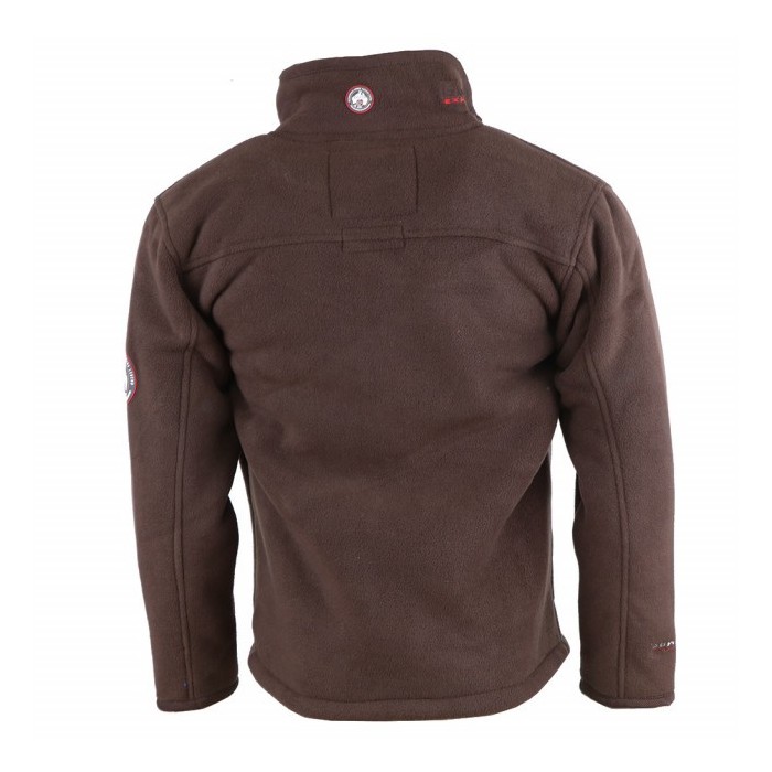 GEOGRAPHICAL NORWAY mikina pánska fleece UBOLT s kožušinkou