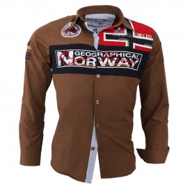 GEOGRAPHICAL NORWAY košile pánská ZORARZ LS MEN 100