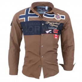 GEOGRAPHICAL NORWAY košile pánská ZADOCK LS MEN 100