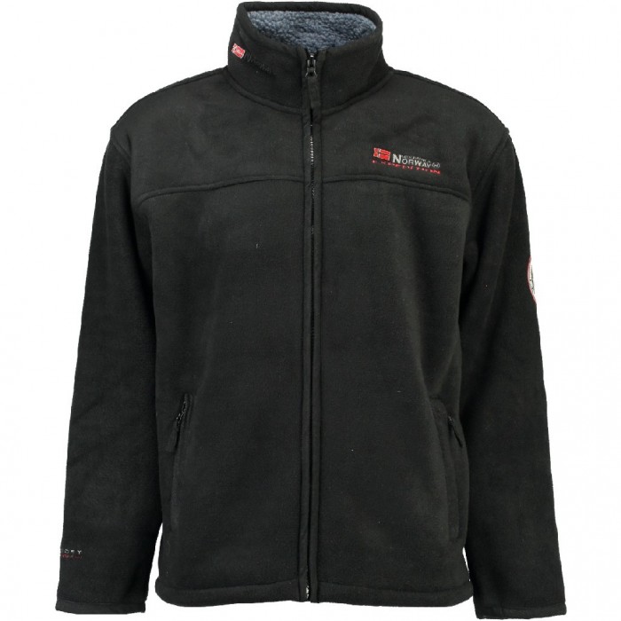 GEOGRAPHICAL NORWAY mikina pánska fleece USINE MEN s kožušinkou