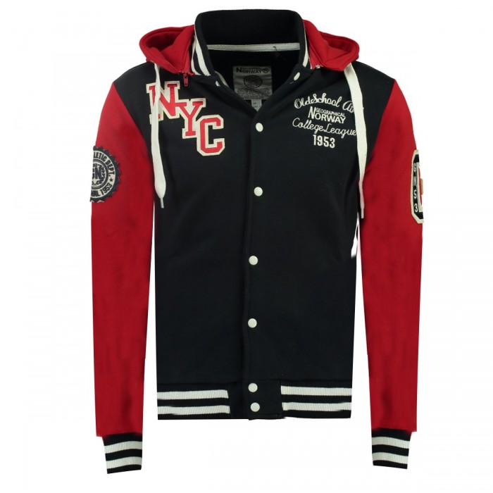 GEOGRAPHICAL NORWAY mikina pánská baseballová ALL IN MEN HOOD 100