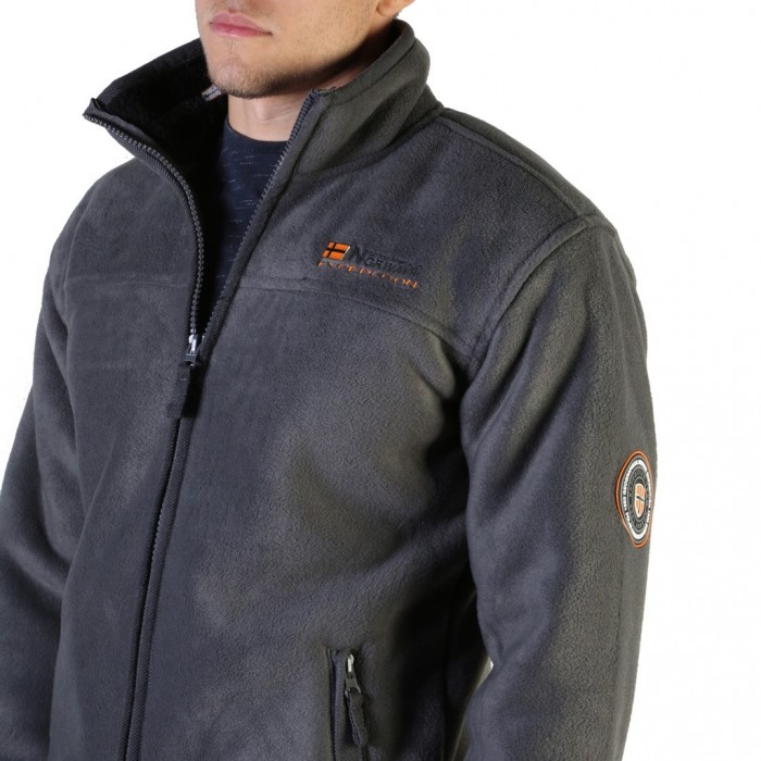 GEOGRAPHICAL NORWAY mikina pánská fleece USINE MEN s kožíškem